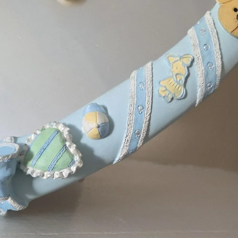 Blue Heart-Shaped Baby Mirror